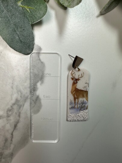 Working with clay - textures, paint, and transfers